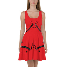 Load image into Gallery viewer, Foreverslitz Flow Dress - Red and Black
