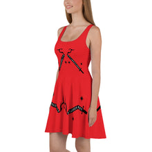 Load image into Gallery viewer, Foreverslitz Flow Dress - Red and Black
