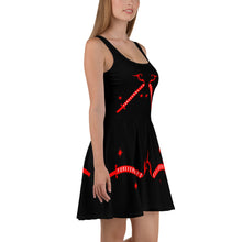 Load image into Gallery viewer, Foreverslitz Flow Dress - Black and Red
