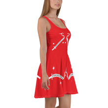 Load image into Gallery viewer, Foreverslitz Flow Dress - Red and White
