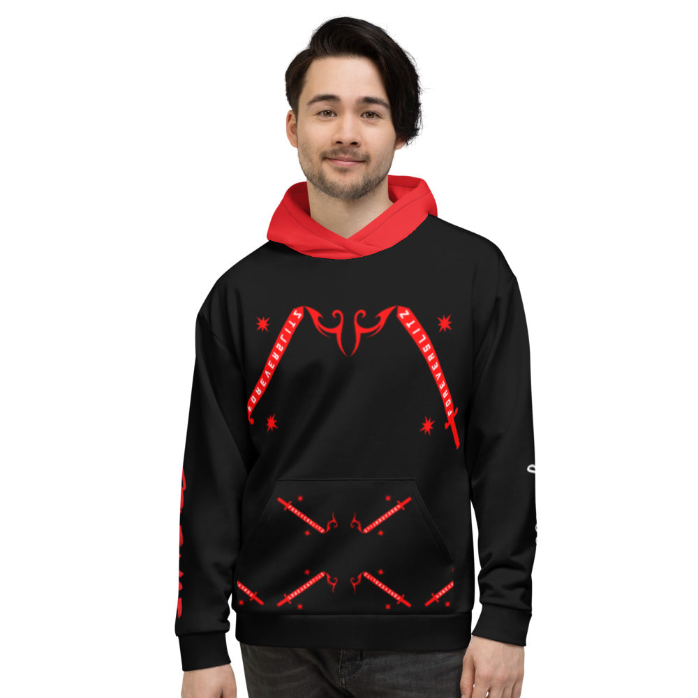 Foreverslitz Hoodie - Black and Red