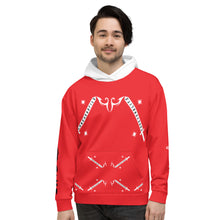 Load image into Gallery viewer, Foreverslitz Hoodie - Red and White
