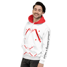 Load image into Gallery viewer, Foreverslitz Hoodie - White and Red
