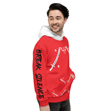 Load image into Gallery viewer, Foreverslitz Hoodie - Red and White
