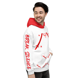 Foreverslitz Hoodie - White and Red