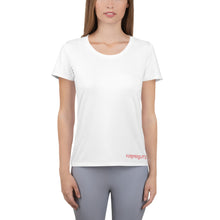 Load image into Gallery viewer, Foreverslitz Athletic T-shirt for Women - White and Red
