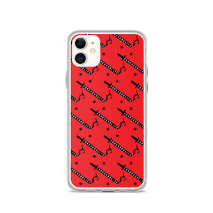 Foreverslitz iPhone Case - Red and Black