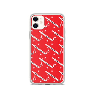 Foreverslitz iPhone Case - Red and White