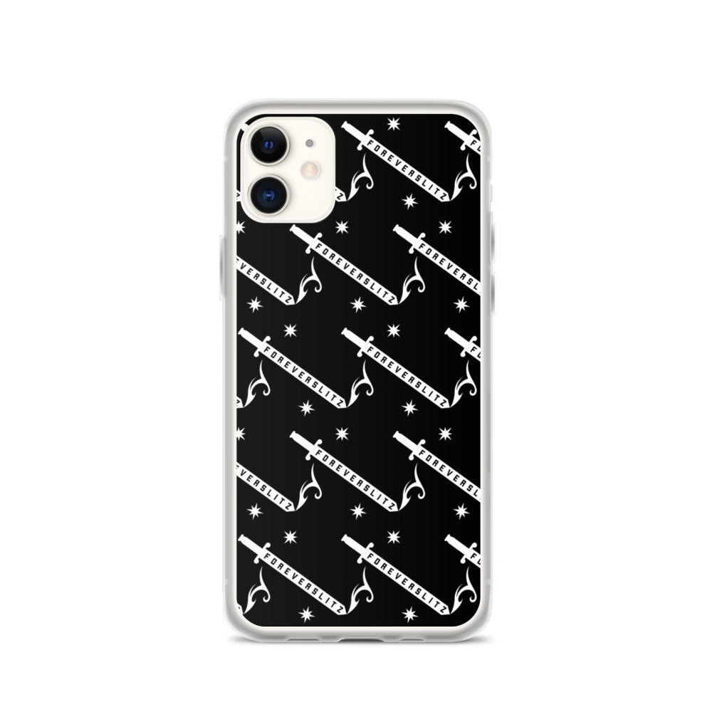 Foreverslitz iPhone Case - Black and White