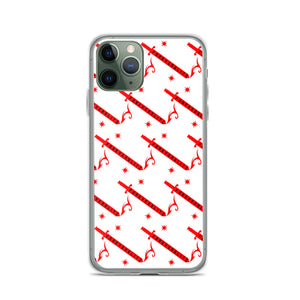 Foreverslitz iPhone Case - White and Red