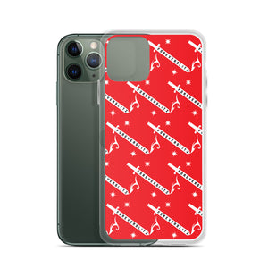 Foreverslitz iPhone Case - Red and White