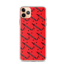 Load image into Gallery viewer, Foreverslitz iPhone Case - Red and Black
