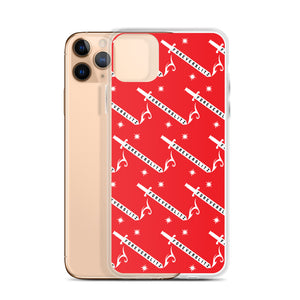 Foreverslitz iPhone Case - Red and White