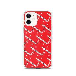 Foreverslitz iPhone Case - Red and White