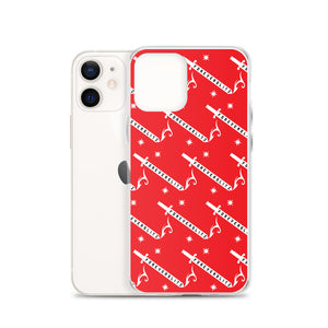 Foreverslitz iPhone Case - Red and White