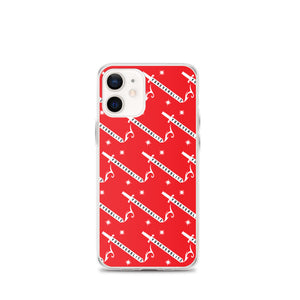 Foreverslitz iPhone Case - Red and White