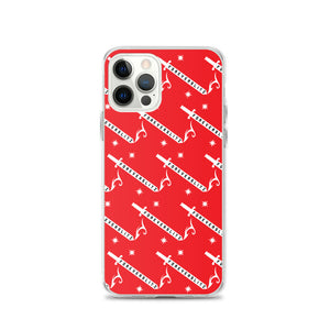 Foreverslitz iPhone Case - Red and White