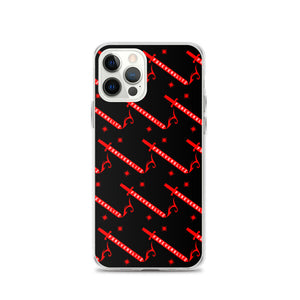 Foreverslitz iPhone Case - Black and Red