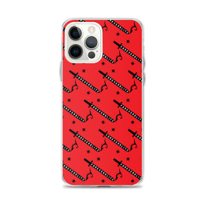 Foreverslitz iPhone Case - Red and Black