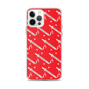 Foreverslitz iPhone Case - Red and White