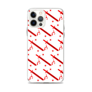 Foreverslitz iPhone Case - White and Red