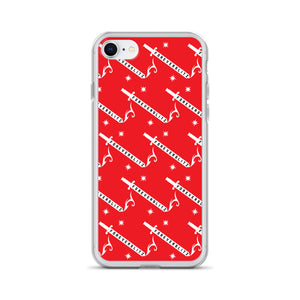 Foreverslitz iPhone Case - Red and White