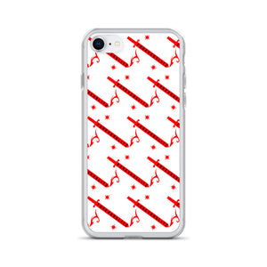 Foreverslitz iPhone Case - White and Red