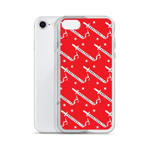 Foreverslitz iPhone Case - Red and White