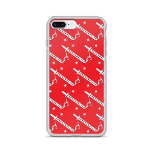 Foreverslitz iPhone Case - Red and White