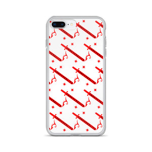 Foreverslitz iPhone Case - White and Red