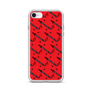 Foreverslitz iPhone Case - Red and Black