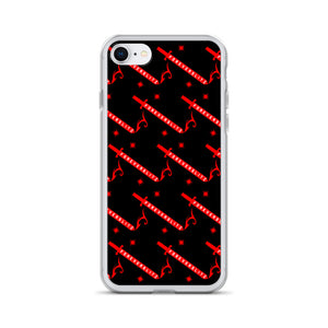 Foreverslitz iPhone Case - Black and Red