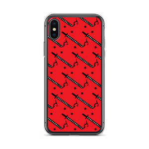 Foreverslitz iPhone Case - Red and Black