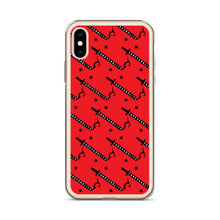 Load image into Gallery viewer, Foreverslitz iPhone Case - Red and Black
