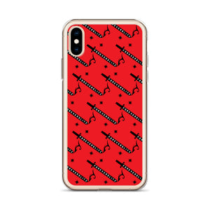 Foreverslitz iPhone Case - Red and Black