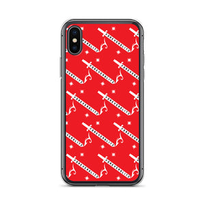 Foreverslitz iPhone Case - Red and White