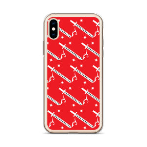 Foreverslitz iPhone Case - Red and White