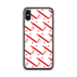 Foreverslitz iPhone Case - White and Red