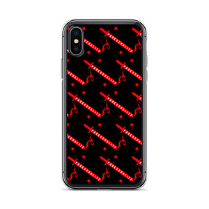 Foreverslitz iPhone Case - Black and Red