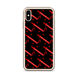 Foreverslitz iPhone Case - Black and Red