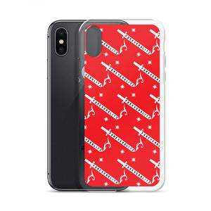 Foreverslitz iPhone Case - Red and White