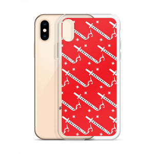 Foreverslitz iPhone Case - Red and White