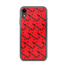 Load image into Gallery viewer, Foreverslitz iPhone Case - Red and Black
