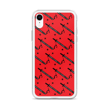 Load image into Gallery viewer, Foreverslitz iPhone Case - Red and Black
