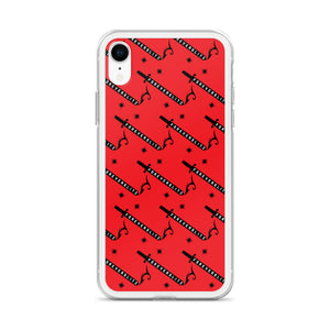 Foreverslitz iPhone Case - Red and Black