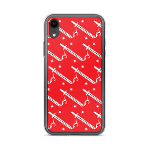 Foreverslitz iPhone Case - Red and White