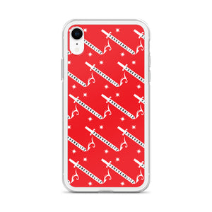 Foreverslitz iPhone Case - Red and White