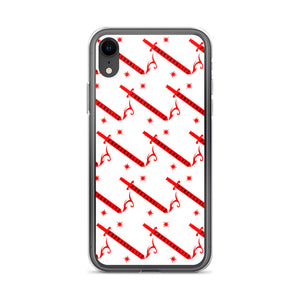 Foreverslitz iPhone Case - White and Red