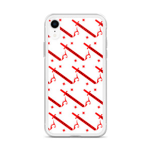 Foreverslitz iPhone Case - White and Red