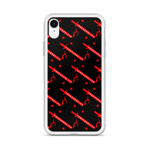 Foreverslitz iPhone Case - Black and Red